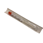 Recoltor exudat faringian, in tub, cu tija din lemn + bumbac, steril, ambalat individual la blister